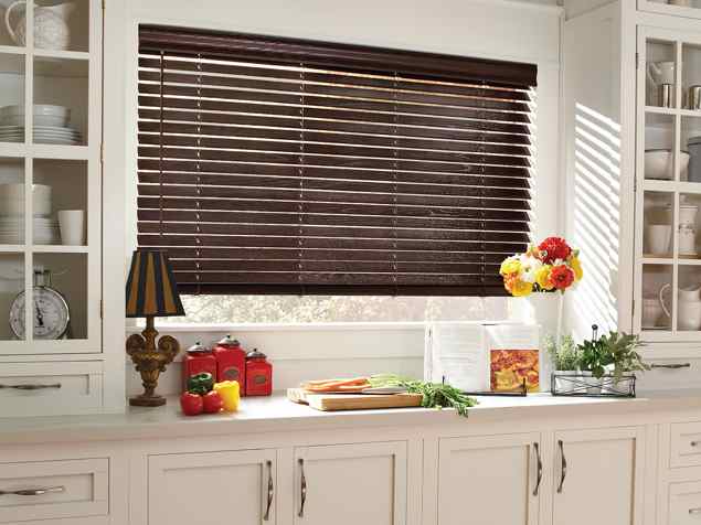 For your kitchen: Parkland™ Genuine Woods blinds